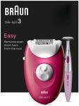 Braun Silk-&eacute;pil 3 3-202 Epilierer himbeere