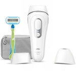 Braun PL3122 Silkexpert Pro 3 Epilierer mit Lichtimpulsen wei&szlig;/silber