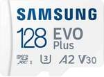 Samsung EVO Plus microSD-Speicherkarte (2024) (inkl. SD Adapter) 128 GB
