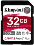Kingston Canvas React Plus SDHC Speicherkarte UHS-II 32GB