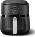 Philips 2000 Series NA221 Hei&szlig;luft-Fritteuse schwarz/silber