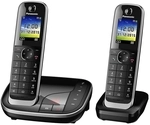 Panasonic KX-TGJ322GB Duo schnurloses Telefon Schwarz