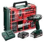 Metabo BS 18 18V Akku-Bohrschrauber-Set 74-teilig