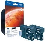 Brother LC-1100HY Tintenpatronen Doppelpack schwarz XL