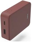 Hama Power Pack "Colour 10", 10000mAh, 2 Ausg&auml;nge: USB-C, USB-A, Rot