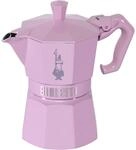 Bialetti Moka Express Exclusive 3 Tassen Espressokocher pink