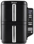 Ninja SL300EU Double Stack Hei&szlig;luftfritteuse grau