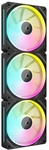 Corsair iCUE LINK LX120 RGB 120mm PWM-L&uuml;fter Dreierpack schwarz