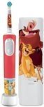 Oral-B Pro Kids K&ouml;nig der L&ouml;wen elektrische Zahnb&uuml;rste wei&szlig;/rot