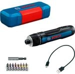 Bosch Professional GO 3 Akkuschrauber (mit 8-teiligem Bit-Set, Mini-Koffer)