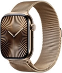 Apple Watch Series 10 4G 46mm Titan Gold Milanaise Gold M/L