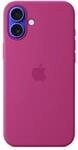 Apple Silikon Case mit MagSafe f&uuml;r iPhone 16 Plus fuchsia