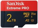 SanDisk Extreme PRO microSDXC UHS-I Speicherkarte 2TB + SD Adapter & RescuePRO Deluxe