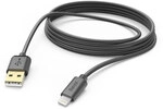 Hama Ladekabel USB-A - Lightning 3m Schwarz