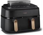 Philips 5000 Series NA552/00 Steam Airfryer Hei&szlig;luftfritteuse 9l schwarz/kupfer