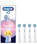 Oral-B iO Sanfte Reinigung Aufsteckb&uuml;rsten wei&szlig; 4 St&uuml;ck