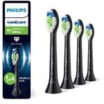 Philips Sonicare W2 Optimal White Ersatzb&uuml;rstenk&ouml;pfe 4er-Pack schwarz