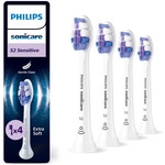 Philips Sonicare S2 Sensitive Ersatzb&uuml;rstenk&ouml;pfe 4er-Pack wei&szlig;