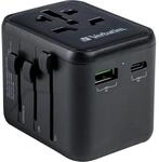 Verbatim UTA-02 20W Reiseadapter mit USB-A und USB-C