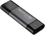 Team Group X1 USB-C-Stick 64GB grau