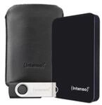 Intenso Memory Drive 2,5"" Bonuspack (1TB) Externe Festplatte schwarz inkl. USB