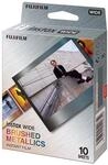 Fujifilm instax Wide Film Brushed Metal Design Sofortbildfilm 10 Aufnahmen