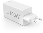 Hama Schnellladeger&auml;t, GaN, 2x USB-C, 1x USB-A, Mini-Ladeger&auml;t, PD, 100 W,...