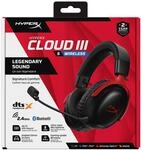 HyperX Cloud III S kabelloses Gaming-Headset schwarz/rot