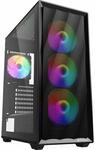 Sharkoon VK4 Rainbow ATX PC-Geh&auml;use schwarz