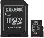 Kingston Canvas Select Plus microSDXC Speicherkarte 64GB mit SD-Adapter