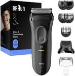 Braun Series 3+ 3000BT Elektrorasierer schwarz