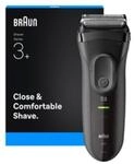 Braun Series 3+ 3000S Elektrorasierer grau