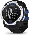 Garmin Instinct 3 Solar 50mm Smartwatch schwarz/bolt blue