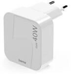 Hama Schnellladeger&auml;t, GaN, 2x USB-C, faltbares Mini-Ladeger&auml;t, PD, 40 W, Wei&szlig;