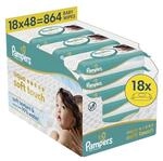 Pampers Aqua Soft Touch Feuchtt&uuml;cher 864 St&uuml;ck