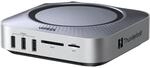 UGREEN Maxidok 10-in-1 Thunderbolt 5 Dockingstation f&uuml;r Mac mini silber