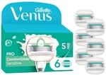 Gillette Venus Pro Comfortglide Sensitive Rasierklingen 6 St&uuml;ck