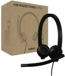 Logitech H570e Headset schwarz