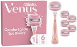 Gillette Venus Comfortglide Spa Breeze Rasierer inkl. 6 Klingen rosa