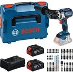 Bosch GSR 18V-110 C Professional&nbsp;2 x 5.0 Ah und Ladeger&auml;t + Bit-Set in L-BOXX