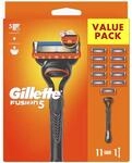 Gillette Fusion5 Rasierer mit 11 Ersatzklingen