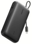 Belkin UltraCharge 20.000mAh Powerbank mit USB-C-Kabel schwarz