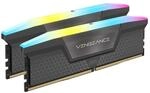 Corsair Vengeance RGB 32GB (2x 16GB) DDR5-6000 CL38 Arbeitsspeicher grau