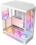 NZXT H6 RGB+ 2026 Airflow ATX Midi-Tower Gaming-Geh&auml;use wei&szlig;
