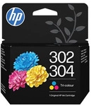 HP 302/304 Tintenpatrone farbig