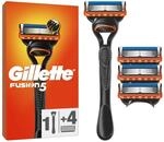 Gillette Fusion5 Rasierer, 4 Ersatzklingen