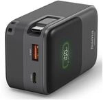 Hama Power Pack "Roll Up 10", 10000mAh, 2 Ausg&auml;nge: USB-C, USB-A, Schnellladen