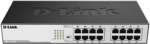 D-Link DGS-1016D Gigabit Switch schwarz Metallisch