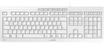 CHERRY STREAM KEYBOARD Kabelgebundene Tastatur wei&szlig;/grau