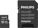 Philips Micro SDXC Karte 64GB Speicherkarte UHS-I U1 Class 10